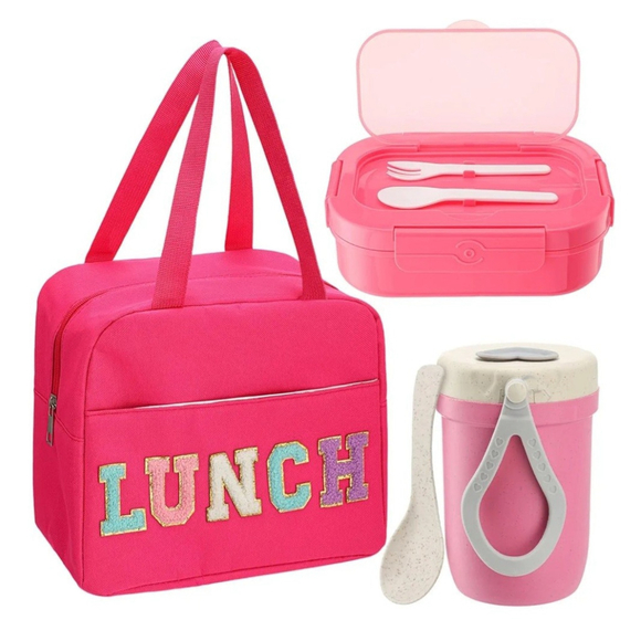 dandat Other - Dandat Lunch Kit, New In Box, Items Are Sealed, Lunch Bag, Cup W/Spoon
